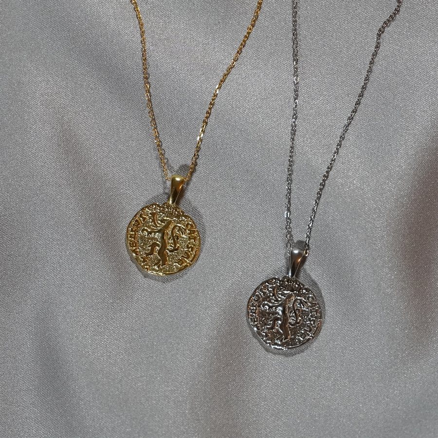 Kingsley Coin Necklace - Kennedy-Rae